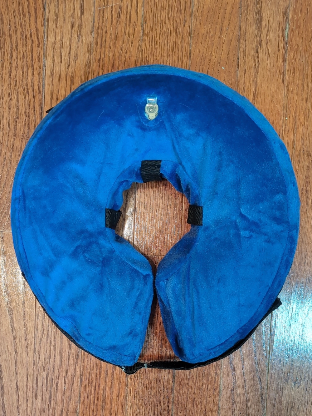 BENCMATE Inflatable Soft Dog + Cat Cone Collar Recovery ECollar Size Medium Blue
